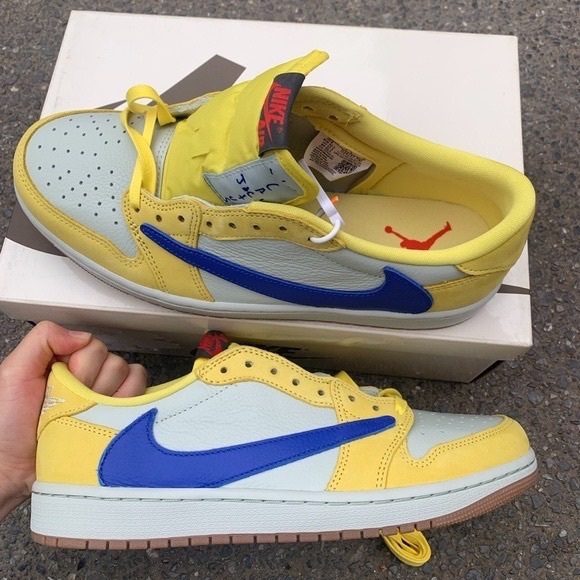 Nike Other - Nike Jordan 1 Retro Low OG x Travis Scott Canary